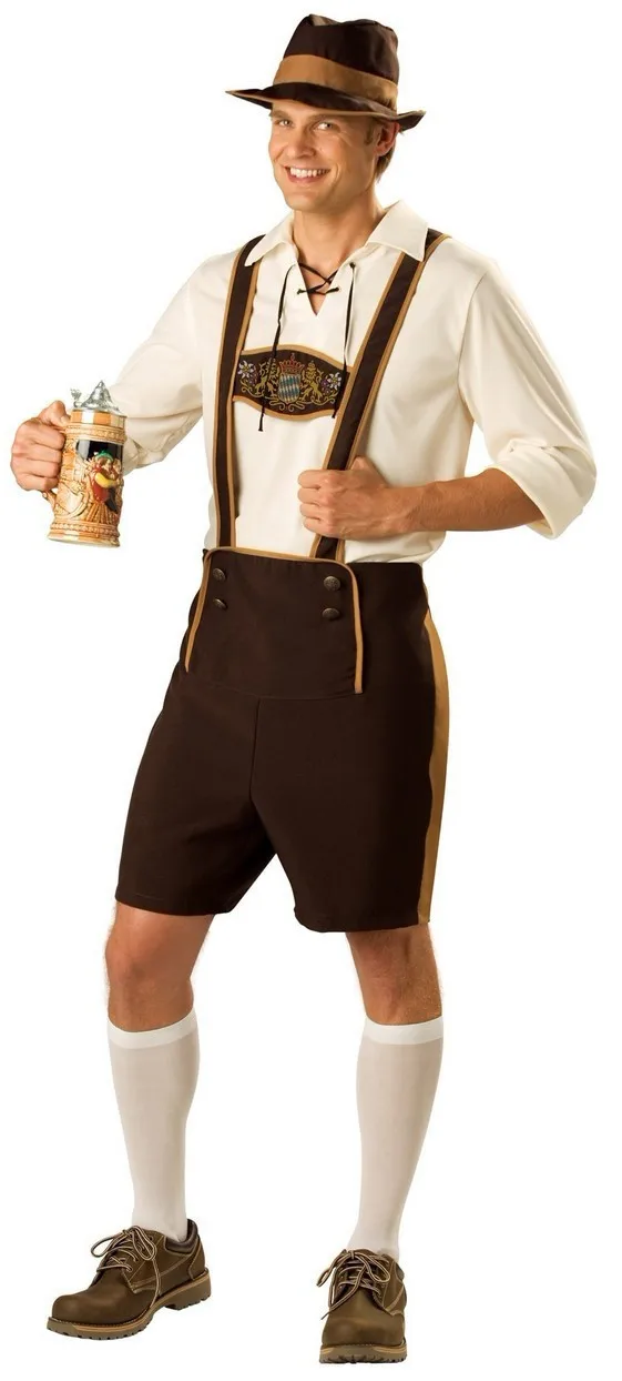 Новинка 2017 мужской костюм Lederhosen Oktoberfest баварский немецкий пивной 8601 |