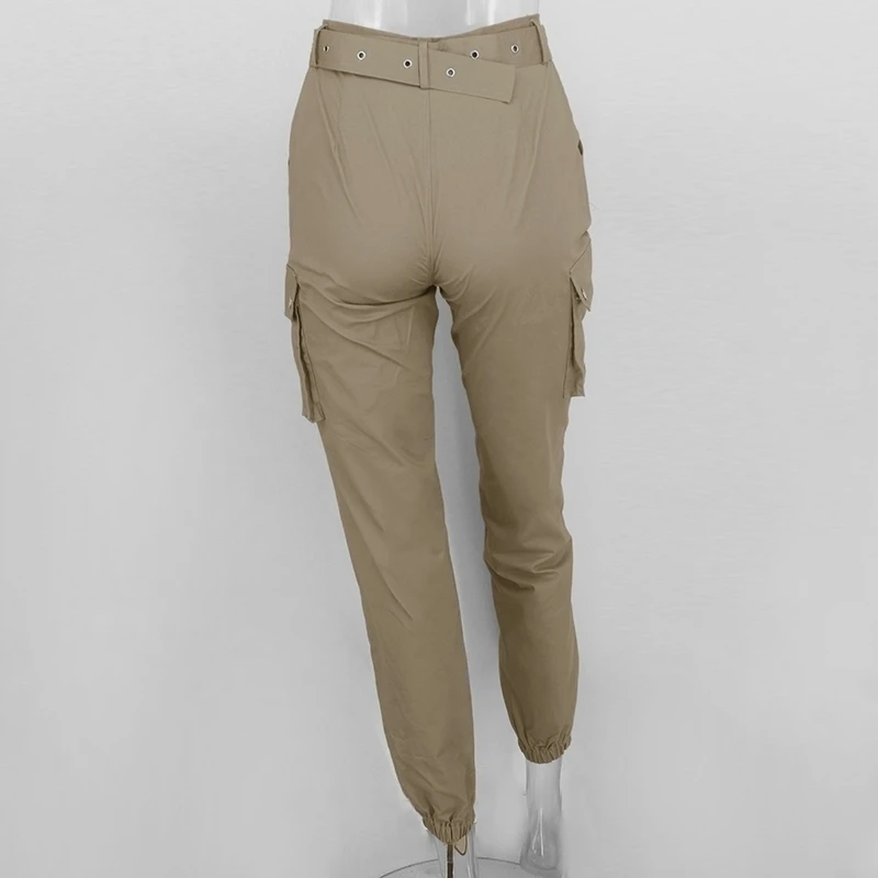 COSYGAL, одноцветные, с высокой талией, повседневные, женские штаны, идеальные, облегающие, брюки, классический пояс, плиссированные, штаны-шаровары с карманами
