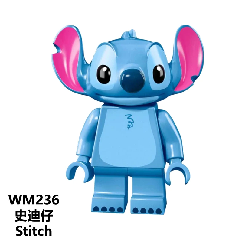 WM236 Stay Puft Ghost BustersS ET Alien Stitch Angie Gizmo Sonic Stripe Строительные кирпичи игрушки для детей WM823 - Цвет: WM236