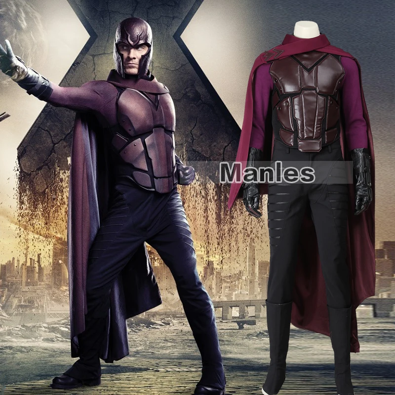 X-men Days of Future Past Magneto cosplay Costume Max eisenhardt Erik Costume костюм супергероя и сифи для взрослых мужчин Хэллоуин