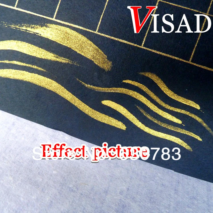 100ml VISAD Gold dust Glue Painting And Calligraphy Water color Paints Gold Pulp Powder Gouache paint