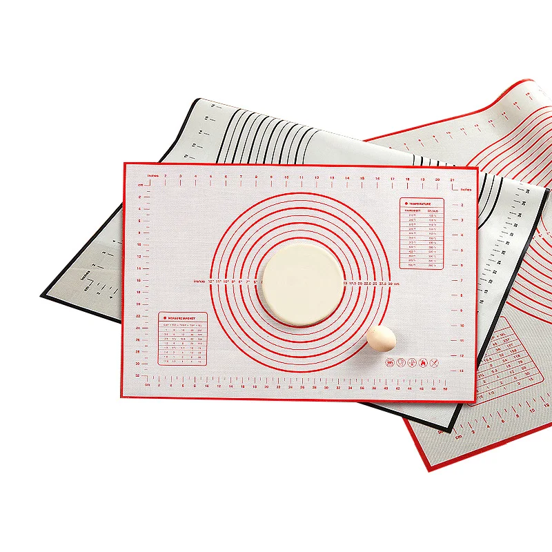 1 шт., Платиновый силиконовый коврик для выпечки, антипригарный стекловолокно, прокатное тесто, подкладка для муки, коврик для кухонной выпечки, кондитерский инструмент