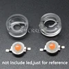 13mm 1W 3W Mini LED Lens 15 30 45 60 90 100 Degree for IR CCTV LED PCB Convex Acrylic Lens With Holder Reflector Collimator ► Photo 3/6