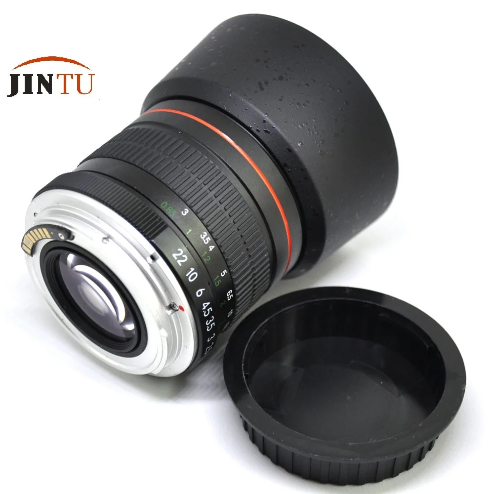 JINTU AF подтвердите чип 85 мм F1.8-F22 ручной фокус портретный объектив для Canon EOS 800D 750D 5D3 5DII 6DII 7DII 80D 550D 60D камеры