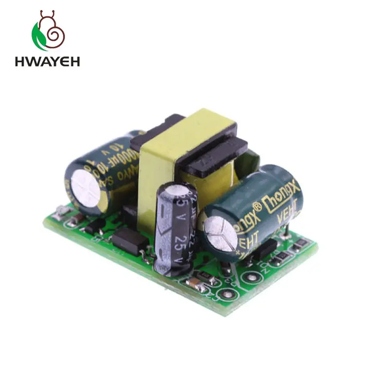 5 шт. AC-DC 5 в 700мА 3,5 Вт прецизионный понижающий преобразователь переменного тока 220 В до 5 В постоянного тока понижающий трансформатор модуль питания для arduino