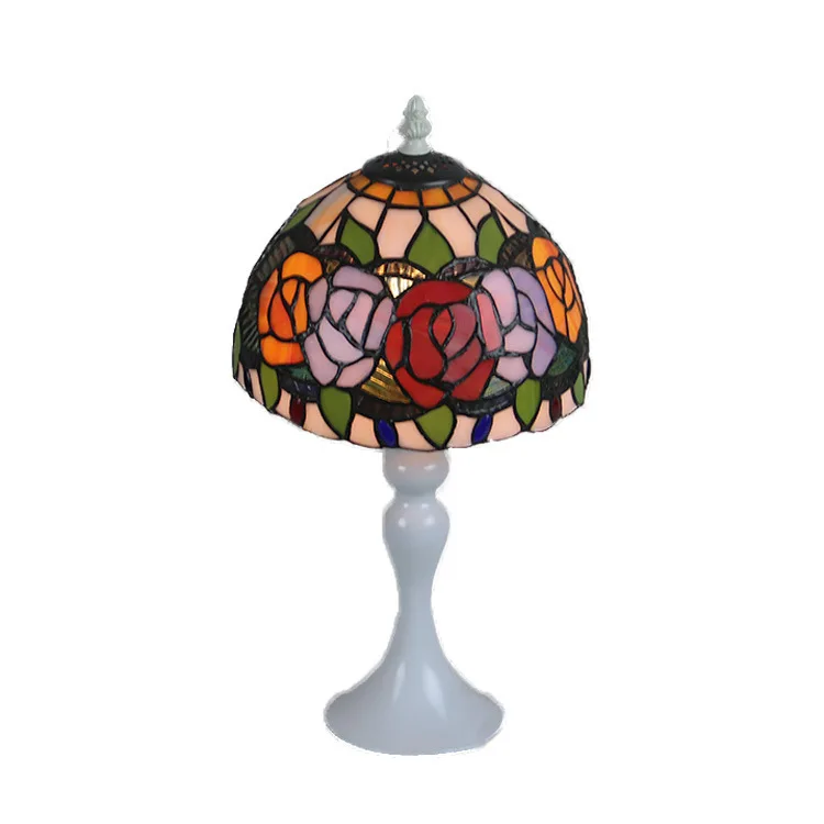 Tiffany Table Lamp E27 Baroque Bedroom Bedside Creative Fashion Retro | Лампы и освещение