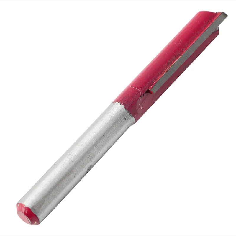

1/4 "Shank 5/16" Blade Woodworking Double Flutes Straight Router Bit Cutter New
