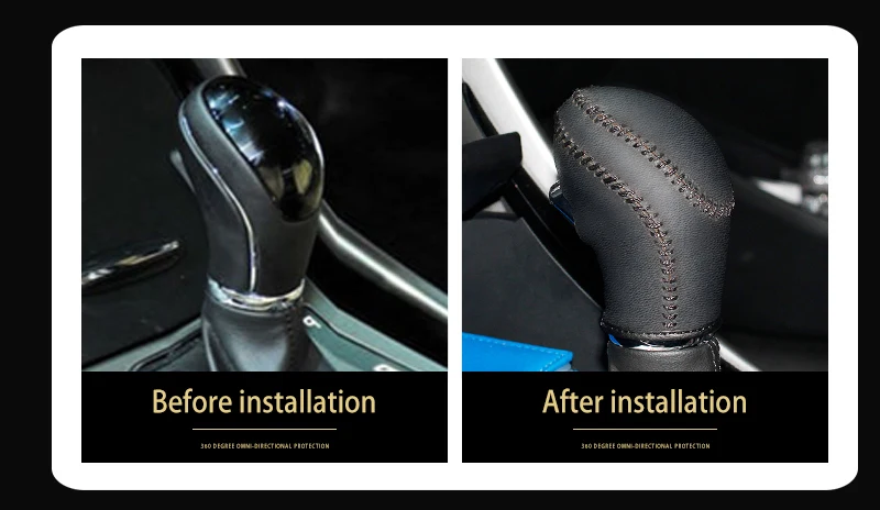 gear shift knob cover For Hyundai Elantra AT case ppc gear stick_03