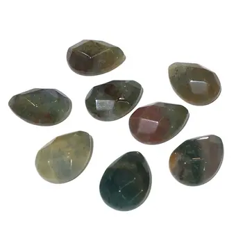 

10 PCS Section Surface India Agate Stone Cabochon No Hole for Making Jewelry Size 13x18mm