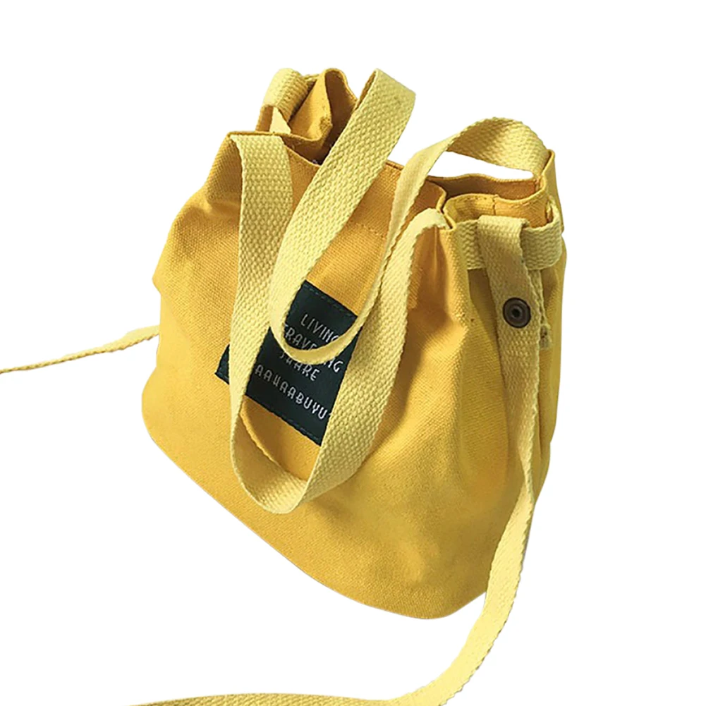 

Holder Student Bucket Single Shoulder Large Capacity Cute Wear Resistant Messenger Canvas All-Match Women Handbag Fashion Casual