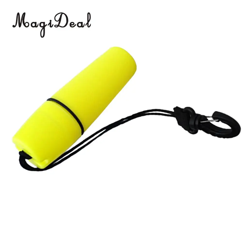 MagiDeal High Quality 1Pc Scuba Diving Snorkeling Kayak Waterproof Container Bottle with Hook Yellow