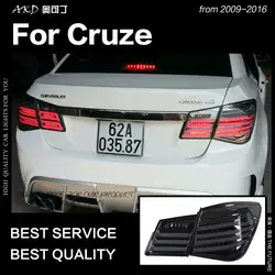 АКД Автомобиль Стайлинг для Chevrolet Cruze задние фонари 2009-2016 Cruze седан светодиодный хвост лампы ДРЛ стоп-сигнал обратного авто Интимные