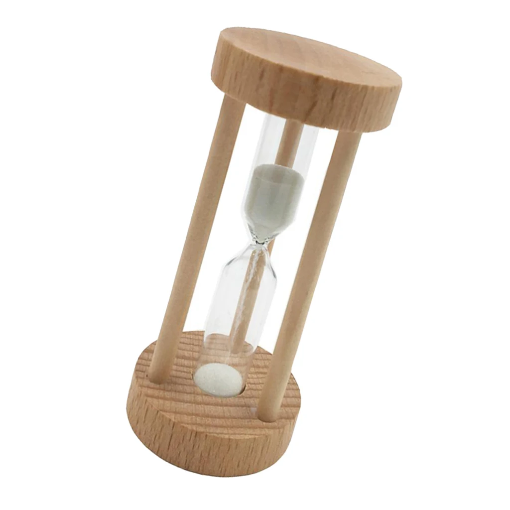 1Pcs 3minutes Wooden Frame Colorful Hourglass Sandglass Sand Clock Timers Kitchen Egg Cooking Timer Counts Watch