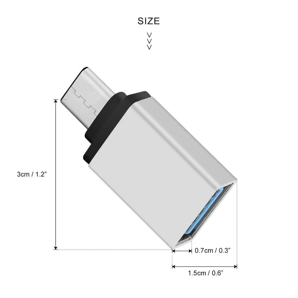 Тип-c к USB адаптер OTG конвертер USB 3,0 конвертировать в тип-c USB-C порт адаптер зарядки для huawei Xiaomi смартфон