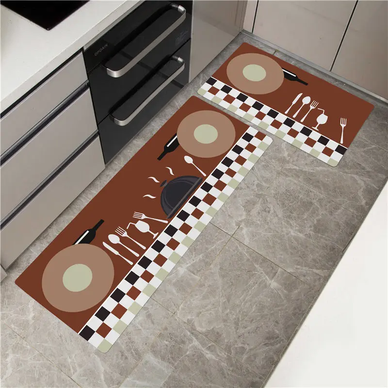 

Creative Absorbent Kitchen Mats Outdoor Entrance Doormat Corridor Non-slip Bath Mat Bed Front Mats Welcome Floor Mat kitchen Rug