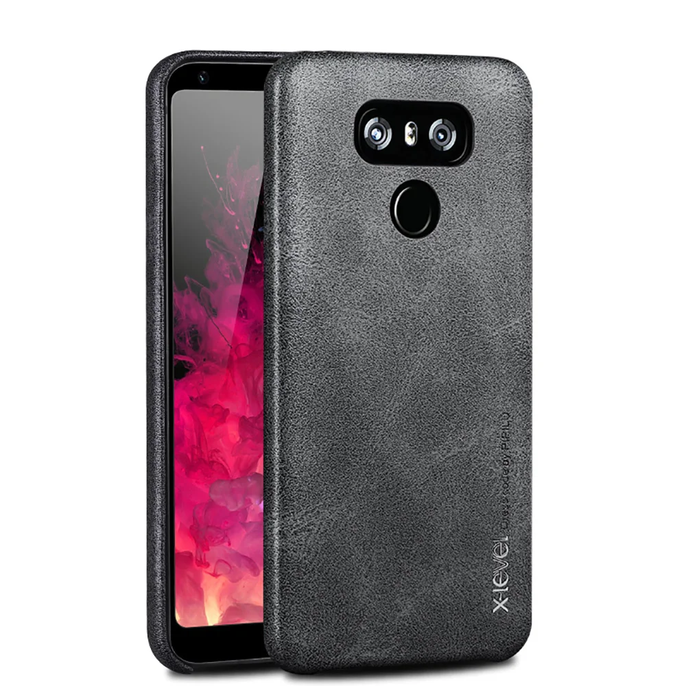 

X-Level Soft Phone Case Luxury PU Leather Vintage 5.5 inch Back Cover Case For LG G6