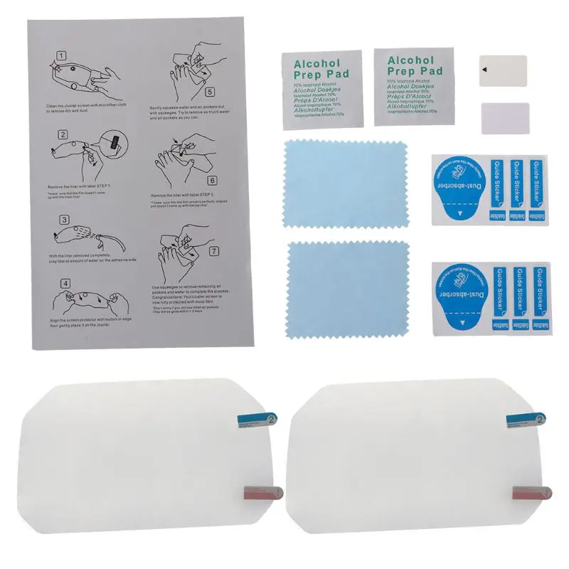 

2 Set Cluster Scratch Screen Protector TPU Protection Film For R1200GS LC Adv 2018 C400X F850GS R1250GS / ADV R1250R / RS
