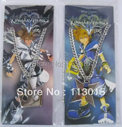 

Kingdom Hearts Toys Doll SORA ROXAS Model Alloy Necklace Pendant 2 styles for options