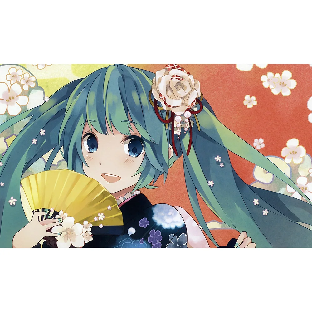 

Many Choice Hatsune Miku Playmat, Animation Girls Playmat, Board Games Table Pad, Hatsune Miku Sexy Playmats Can be Custom Print