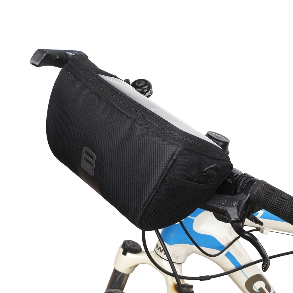 Многофункциональная велосипедная сумка на руль с сенсорным экраном, карманная велосипедная сумка на переднюю раму, сумка через плечо, велосипедная сумка