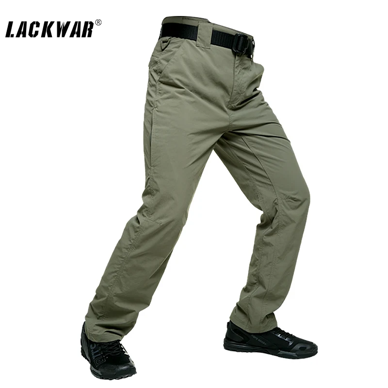 CQB Outdoor Sports Tactical Military Men's Pant Overalls Multi Pockets for Hiking Pants Waterproof Quick-dry Trousers - Цвет: Army green