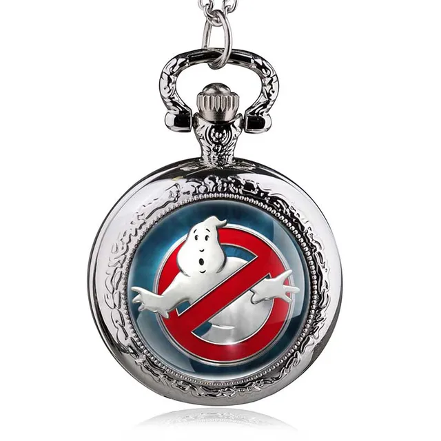 Vintage Ghostbusters No Smoking Quartz Pocket Watch Steampunk Pendant Men Women Vintage Ghostbusters No Smoking Quartz Pocket Watch Steampunk Pendant Men Women