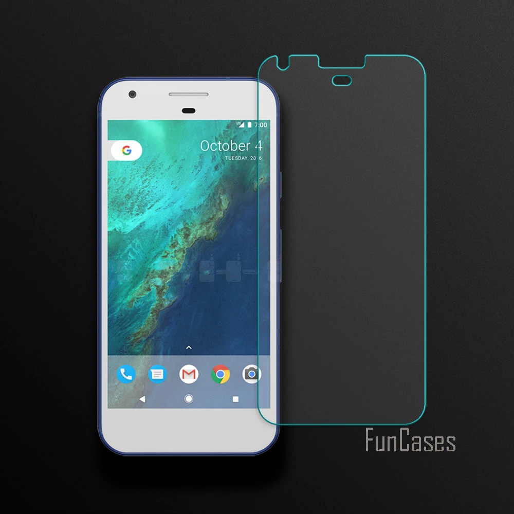 Закаленная пленка 2.5D с закругленными краями экрана для Google Pixel защитная против