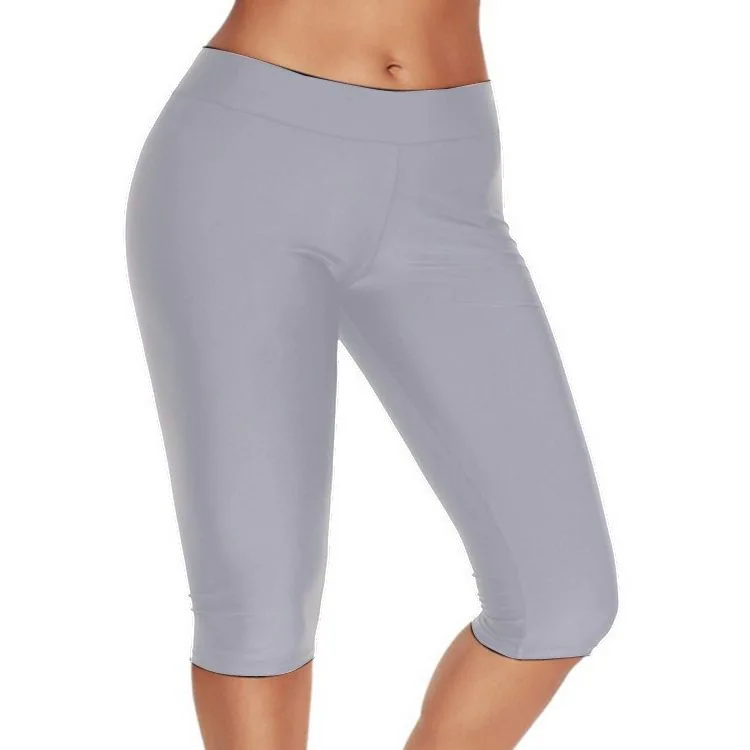 

Womens Push Up Fitness Workout Crop 3/4 Length Leggings Cropped Summer Polyester High Quality Pants Plus Size Skinny Capris