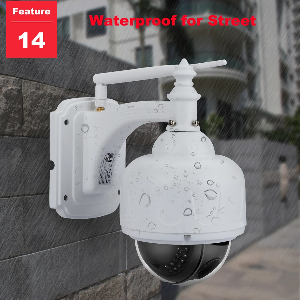 OwlCat домашняя Scurity IP камера PTZ Wifi 5MP 1080P Беспроводная сетевая CCTV камера P2P 5X Zoom двухстороннее аудио слот для карты SD Max 128G