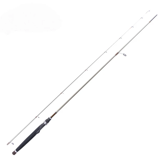 Best price at $231 Cheap New Carbon 2.1M Portable 2 Section power UL Spinning Lure Rod Super Light Vara De Pesca De Carbono