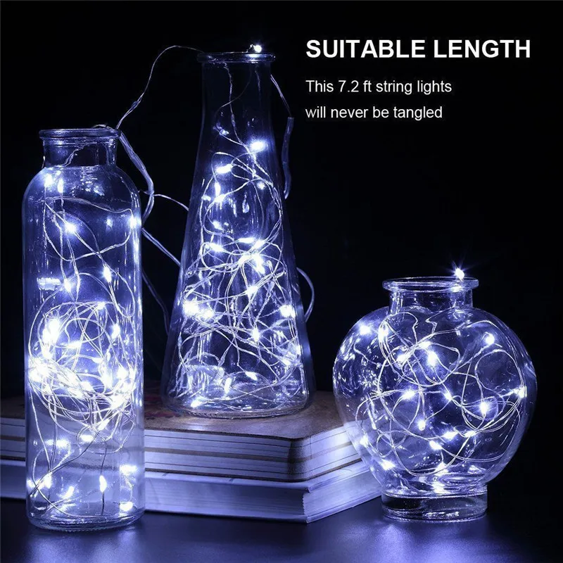  LED holiday Fairy light String Garland Night Light  bedside lamp Christmas Tree party Wedding Indoor Lighting home Decoration  (11)