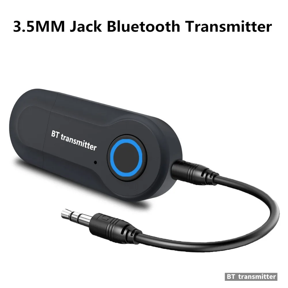 Bluetooth Transmitter 3.5MM Jack Audio Adapter Wireless Stereo for TV Headphones Speakers | Электроника