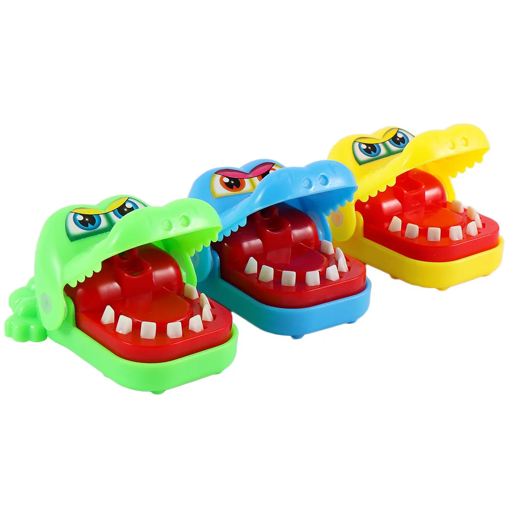 Горячие новые идеи Маленький Крокодил Стоматолог Рот кусать пальцы смешная собака игрушка подходит для детских игрушек