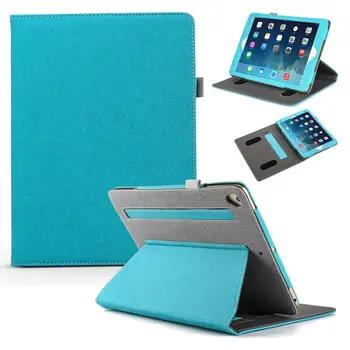 

For Coque iPad Air 2 Case Luxury Leather Multiple View Hand Strap Auto Wake/Sleep Smart Cover Folio Flip Case for iPad 9.7 2018