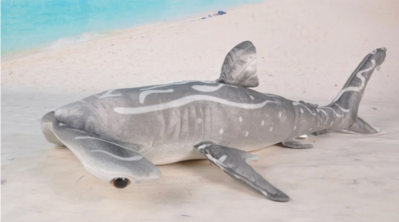 Реалистичные животные молоток Акула плюшевая игрушка подушка большая акула мягкая игрушка для детей Мальчики Рождественский подарок на день рождения 100 см
