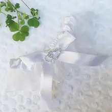 Женская мода Двойное сердце со стразами Декор Подвязки Свадебные кольцо для лап птиц кольцо