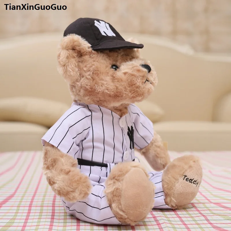 baseball teddy bear