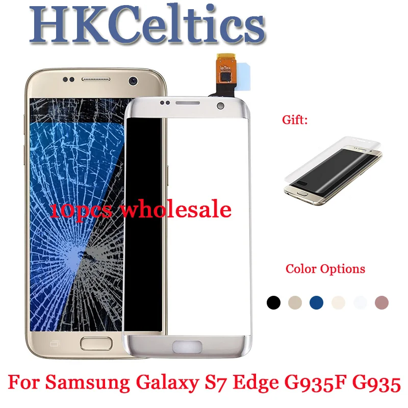 Сменная панель сенсорного ЖК-экрана 5 дюйма для Samsung Galaxy S7 Edge G935 G935T G935F 10 шт. 6