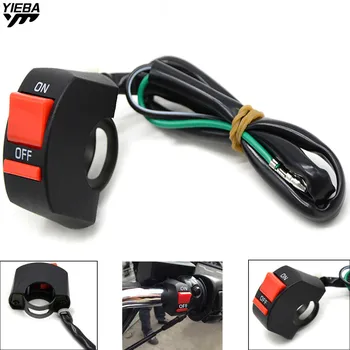 

Motocycle 7/8" Handlebar With ON-OFF Light switch button Connector for Kawasaki ER6N ER6F ER-6N ER-6F Yamaha FZ6-S2 FZ6 S2 GW250