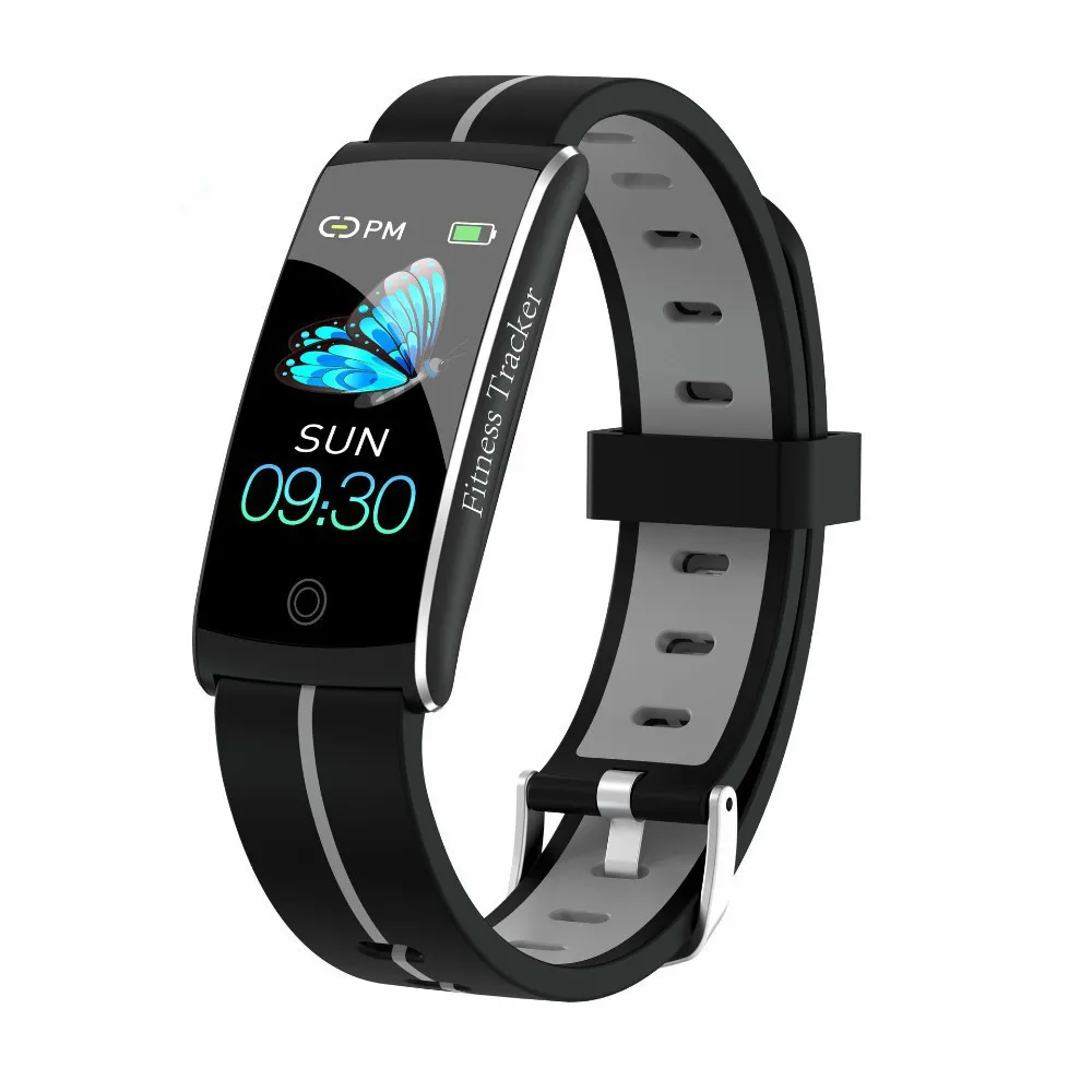 

Waterproof IP68 smart fitness bracelet 2019 heart rate blood pressure fitness watch tracker call message reminder pedometer