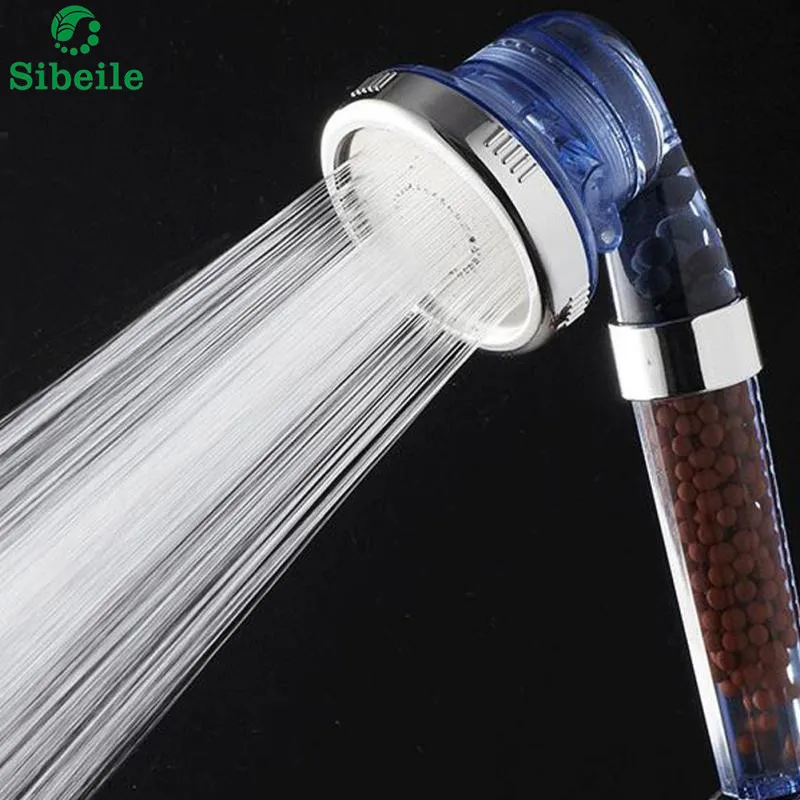 SBLE Pressure Boost Shower Nozzle ABS Plastic Water Saving Handheld