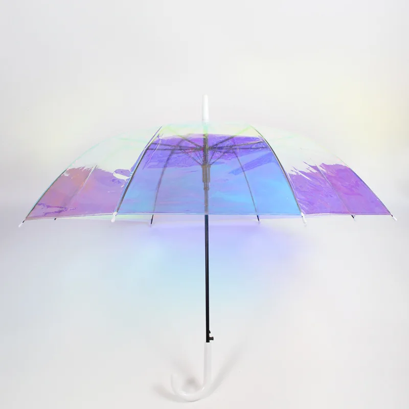 para iris criativos, laser transparente, arco-íris, alça curva para crianças ys715