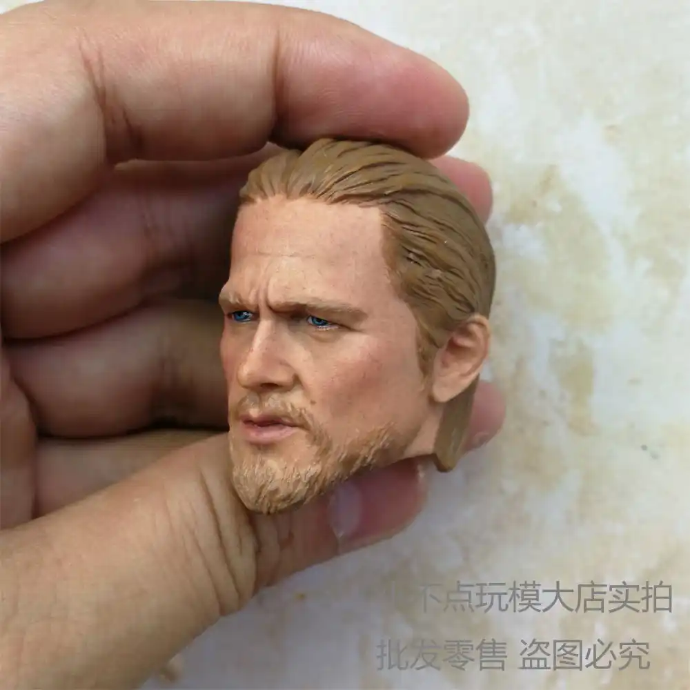 Sons of Anarchy Jax Teller Charlie Hunnam Head Sculpt 1//6 Fit 12/'/' Action Figure