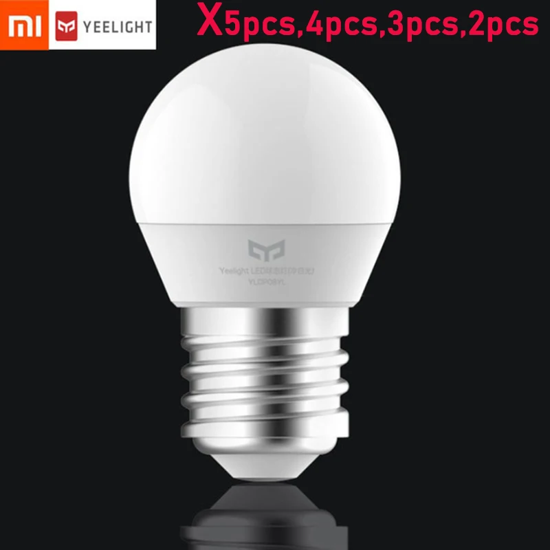 

Original Xiaomi Yeelight High Light LED Bulb Cold White 5W 6500K E27 Light Lamp for Home Lighting Bulb no Flash Stable Voltage #