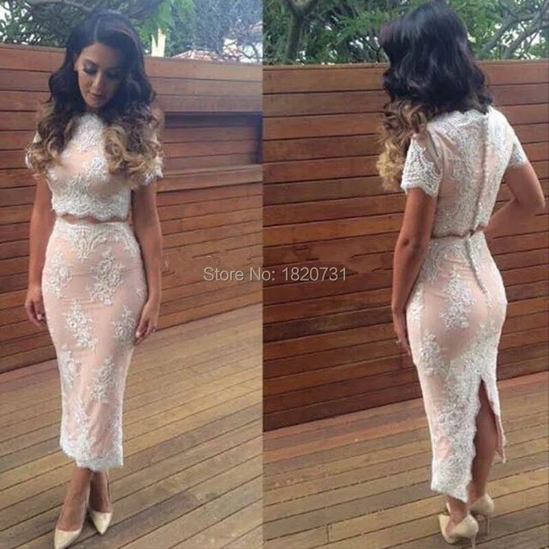 2016-Sexy-Two-Pieces-Short-Sleeves-Elegant-Mermaid-Lace-Prom-Dress-High-Quality-Prom-Dress-Vestidos