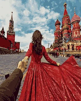 

Frameless painting by numbers paint by numbers for home decor PBN for living room 4050cm to russia