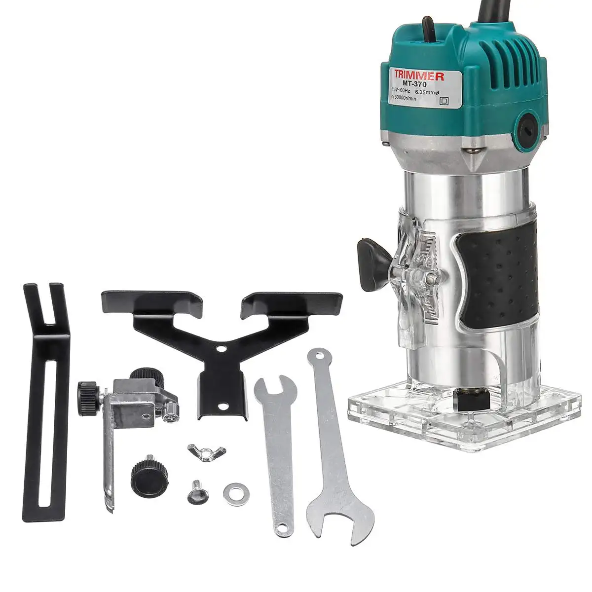  110V/220V 2200W 6.35mm Electric Hand Trimmer Wood Laminate Palms Router Joiners Router Copper Motor