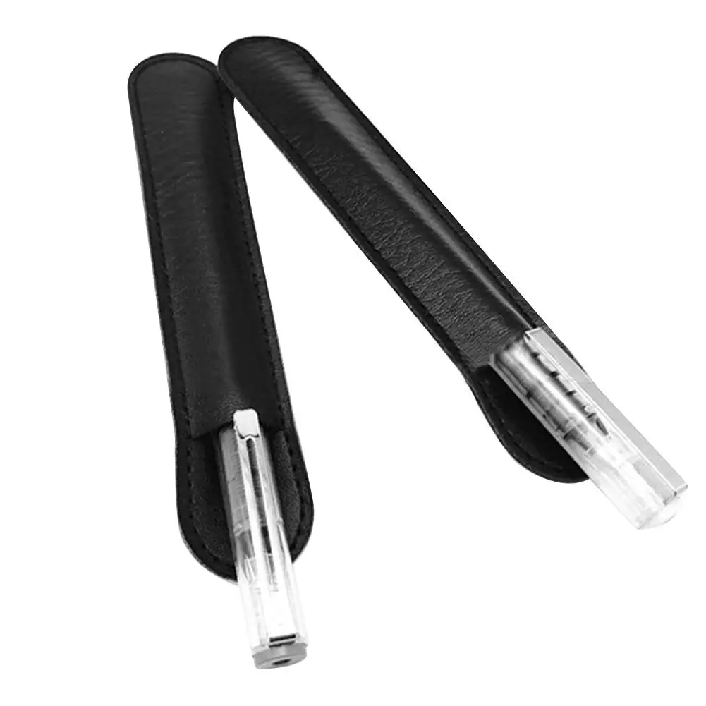 Чехол-карандаш из искусственной кожи, пыленепроницаемый, анти-осенний, чехол для хранения одной ручки, чехол, сумка-держатель, стильные аксессуары