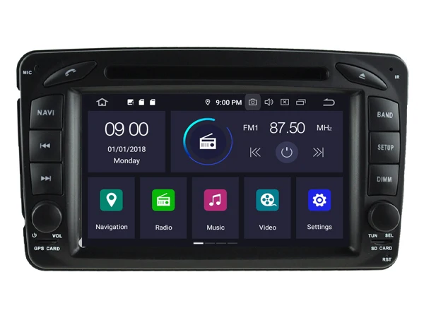 Clearance Quad-Core Android 9.0 CAR DVD Player For BENZ C-CLASS W203 CLK W209 M W163 W639 car multimedia AUTO support DVR WIFI DAB OBD 0 Clearance Quad-Core Android 9.0 CAR DVD Player For BENZ C-CLASS W203 CLK W209 M W163 W639 car multimedia AUTO support DVR WIFI DAB OBD 0