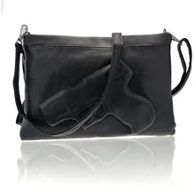 Fashion Woman designer-handtaschen Hohe Qualität PU Kupplung Umhängetaschen Cool 3D Pistole hand tasche